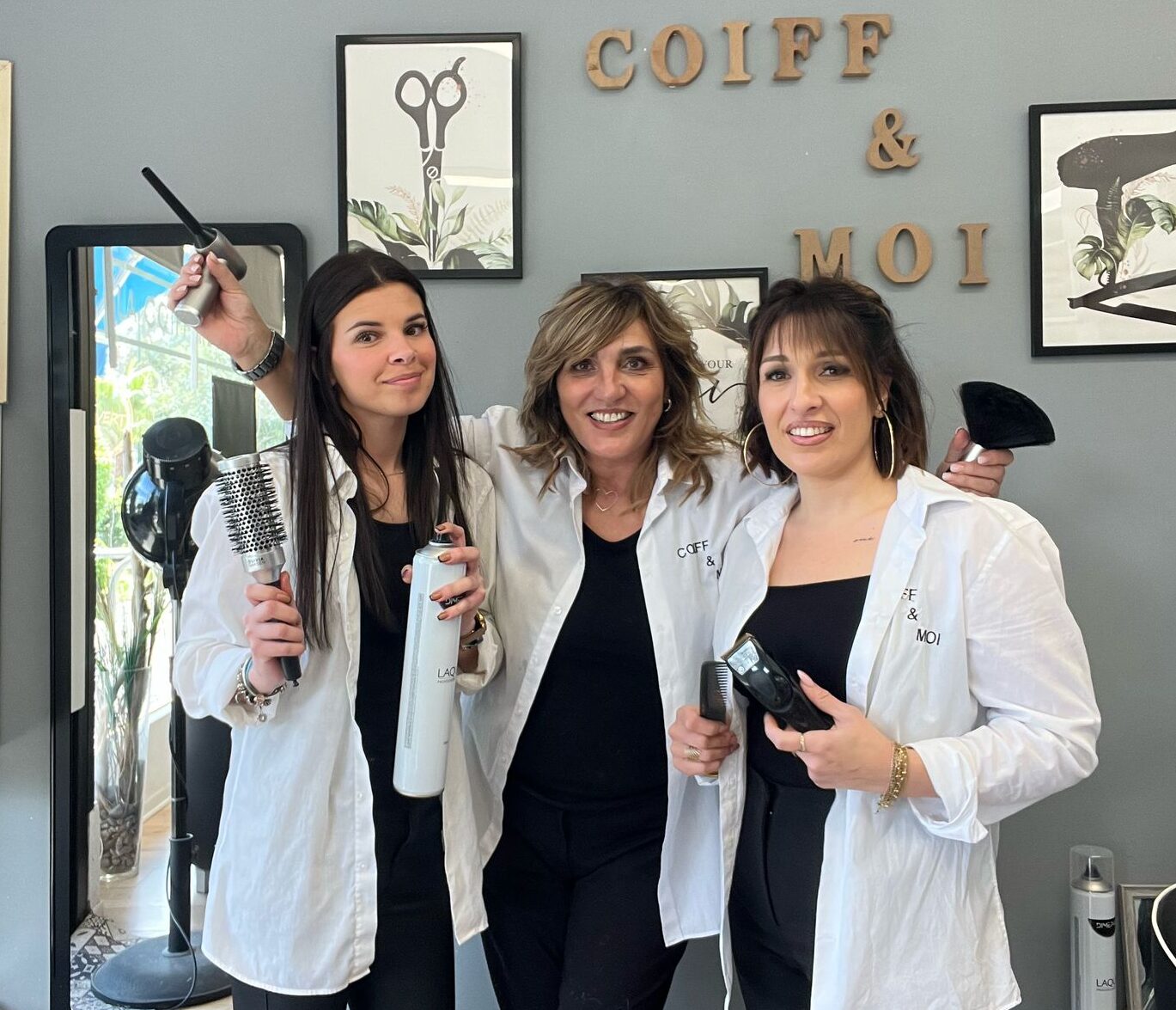 Les drôles de Dames du salon Coiff et Moi à Hyères