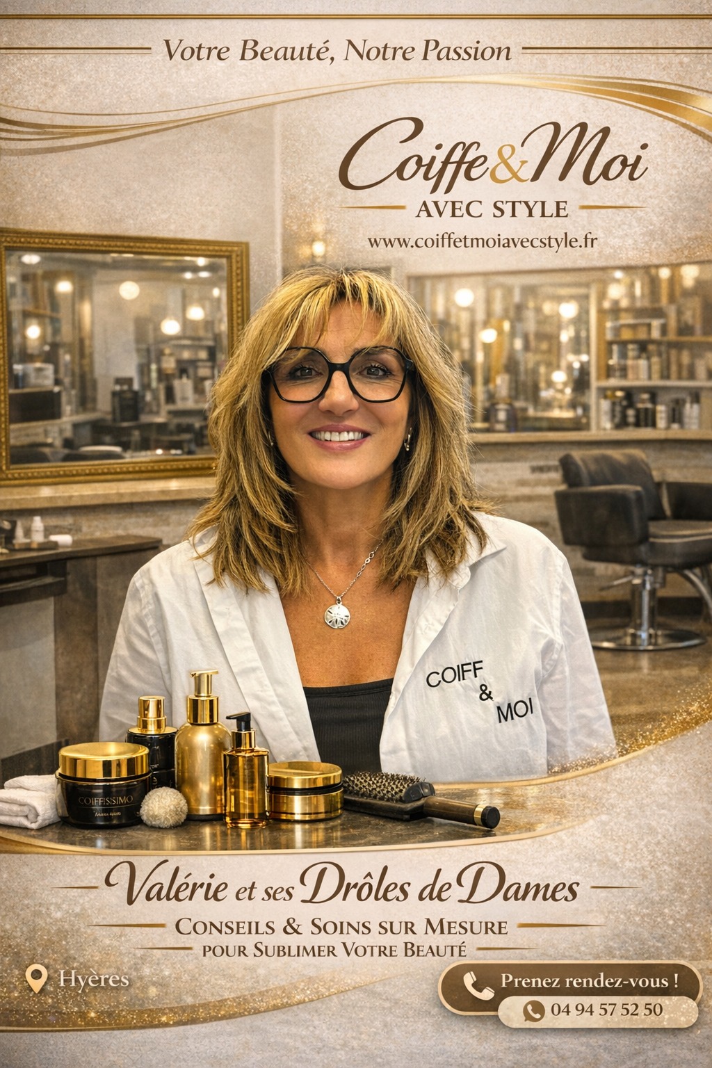 Salon de coiffure à Hyères Coiff & Moi avec style