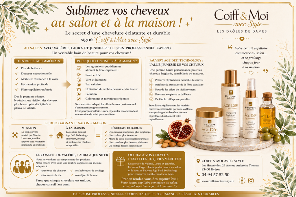 Le Secret d'une Chevelure Sublime Coiff&Moi avec style Hyères